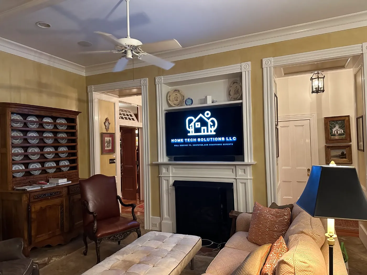 TV mounting and home theater by Home Tech Solutions