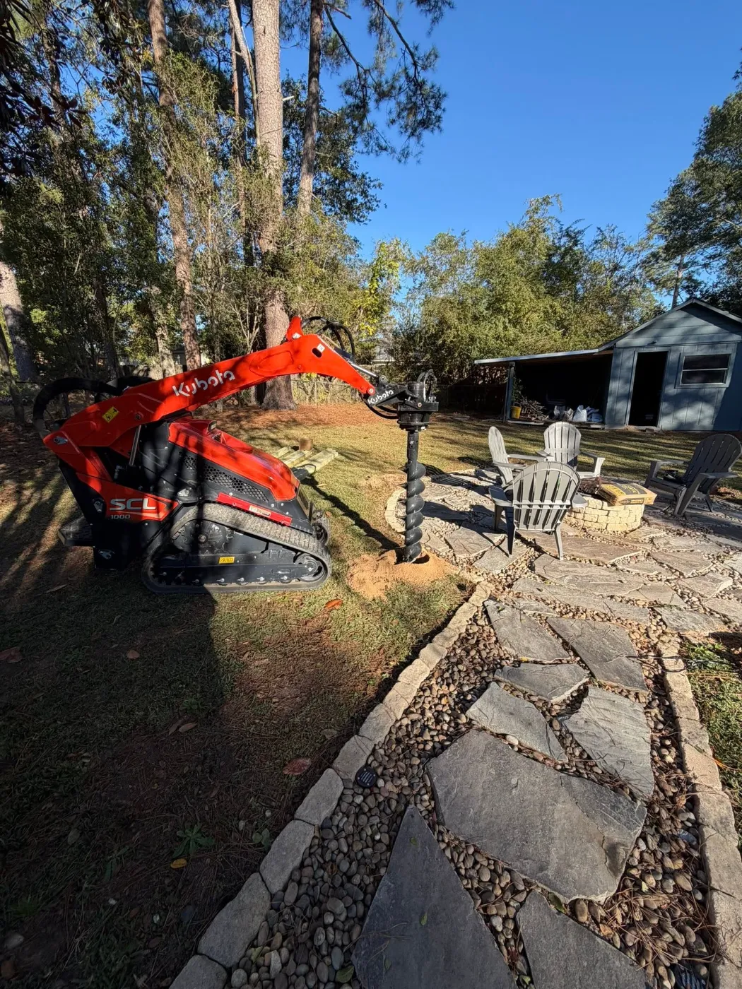 Fencing and yard work by Home Tech Solutions