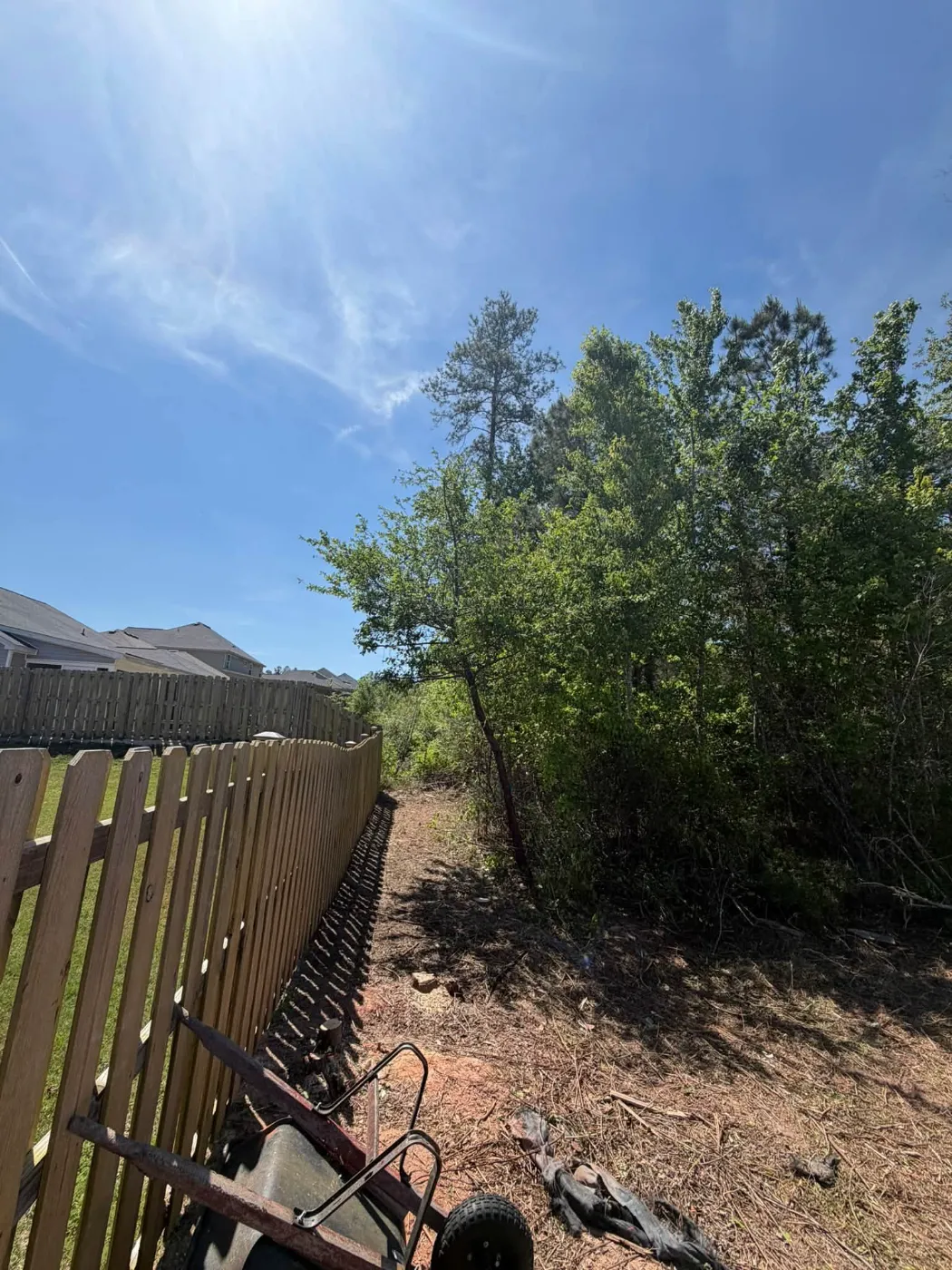 Fencing and yard work by Home Tech Solutions