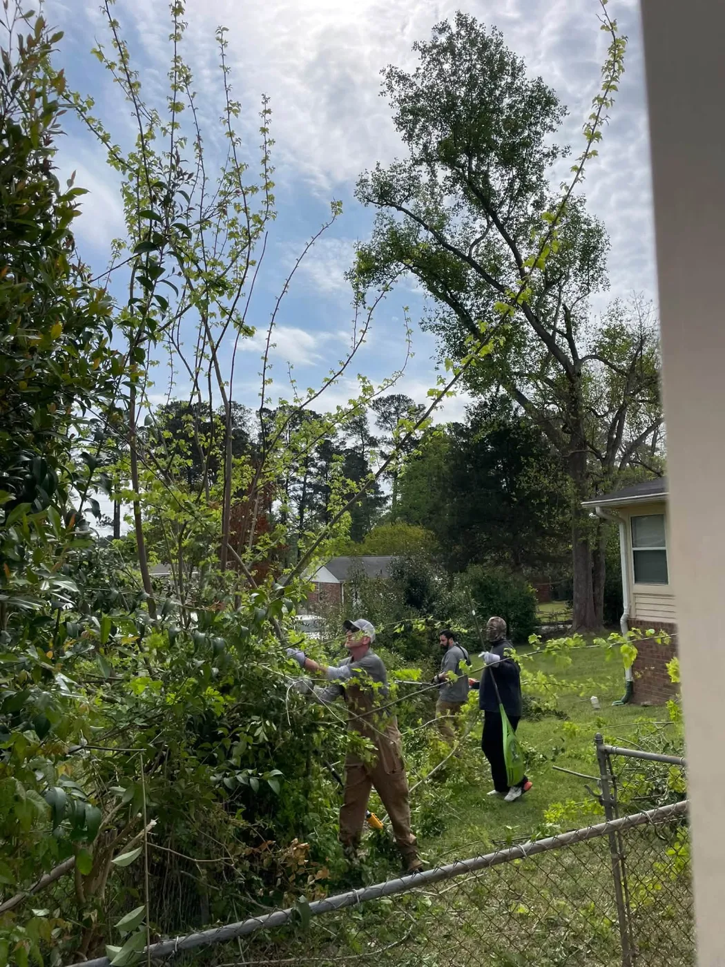 Fencing and yard work by Home Tech Solutions