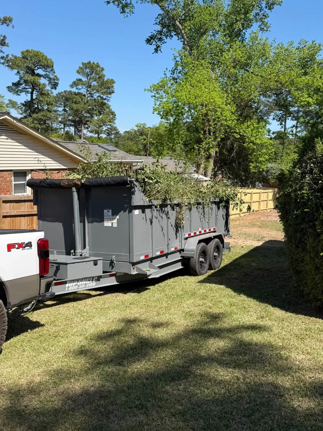 Fencing and yard work by Home Tech Solutions