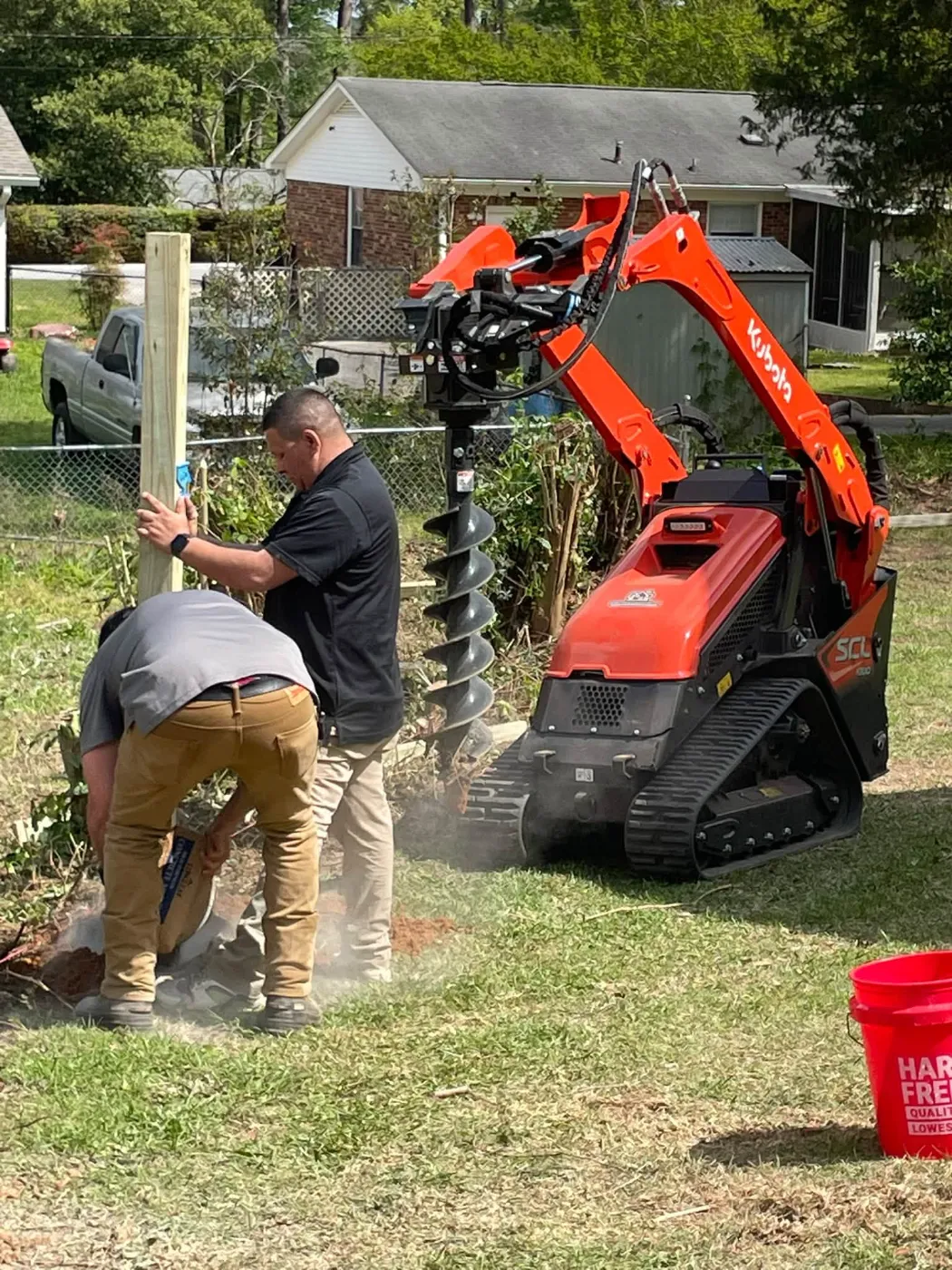 Fencing and yard work by Home Tech Solutions