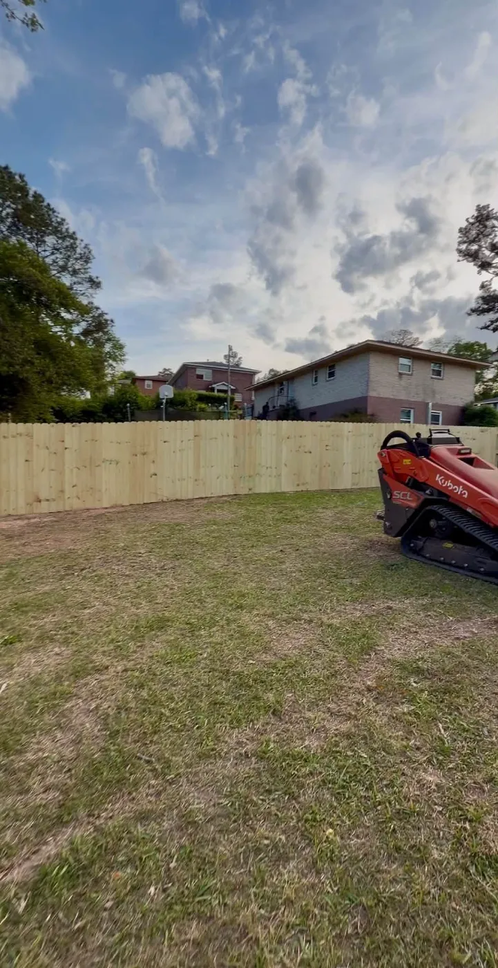 Fencing and yard work by Home Tech Solutions