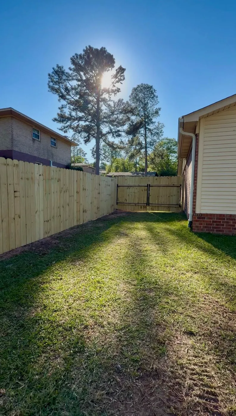 Fencing and yard work by Home Tech Solutions