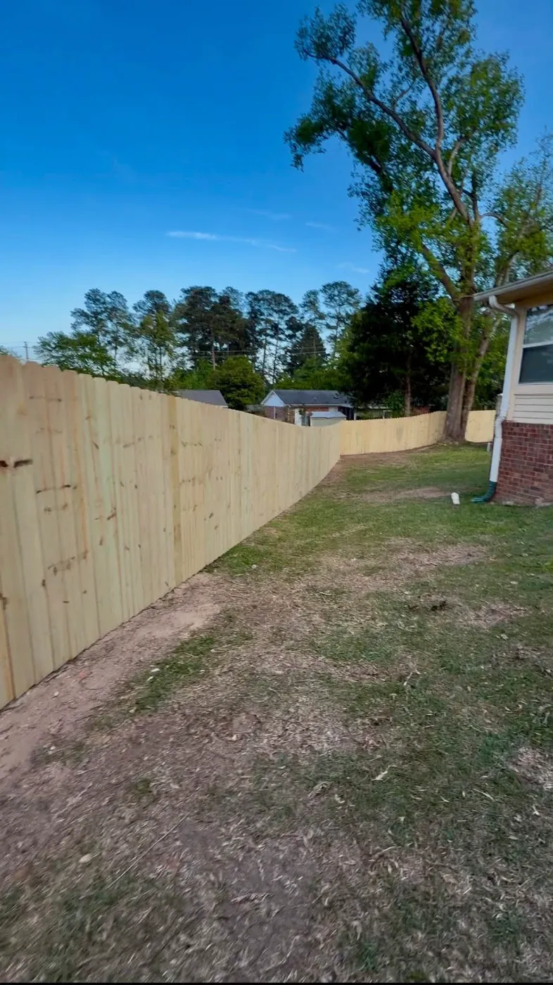 Fencing and yard work by Home Tech Solutions