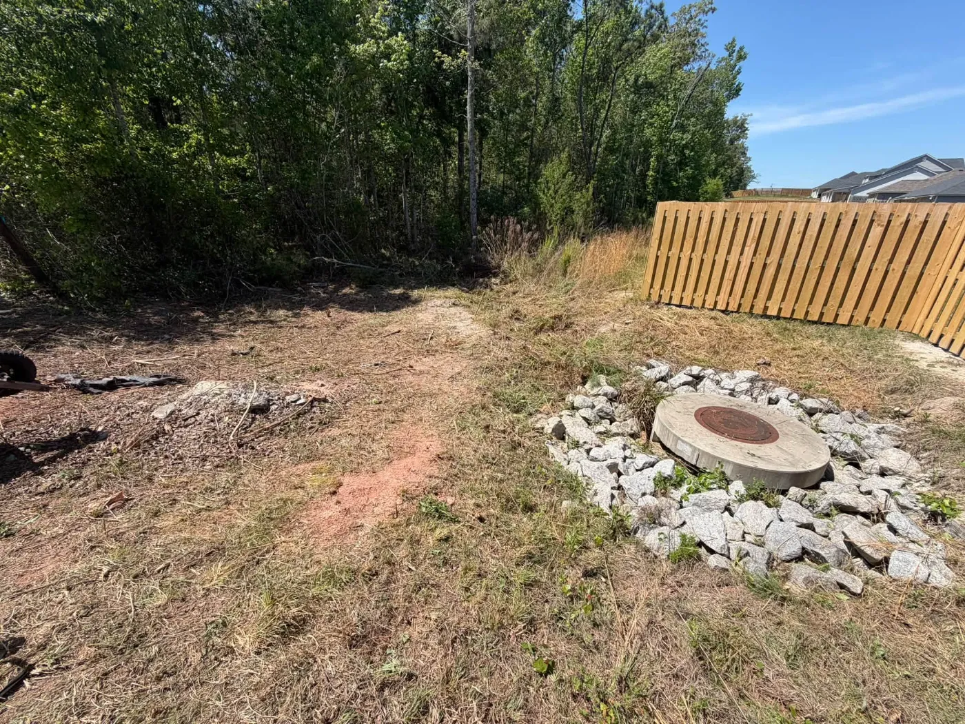 Fencing and yard work by Home Tech Solutions