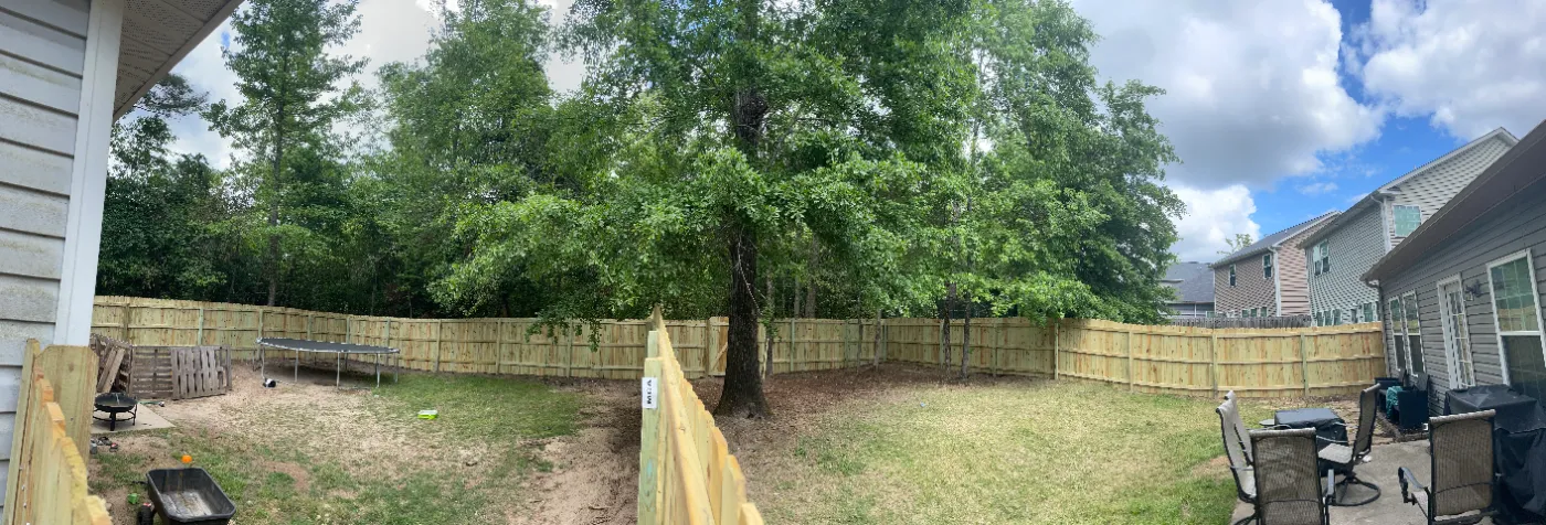 Fencing and yard work by Home Tech Solutions