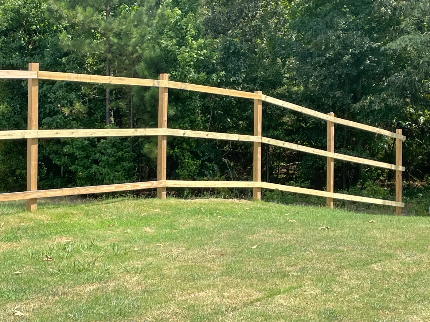 Fencing and yard work by Home Tech Solutions