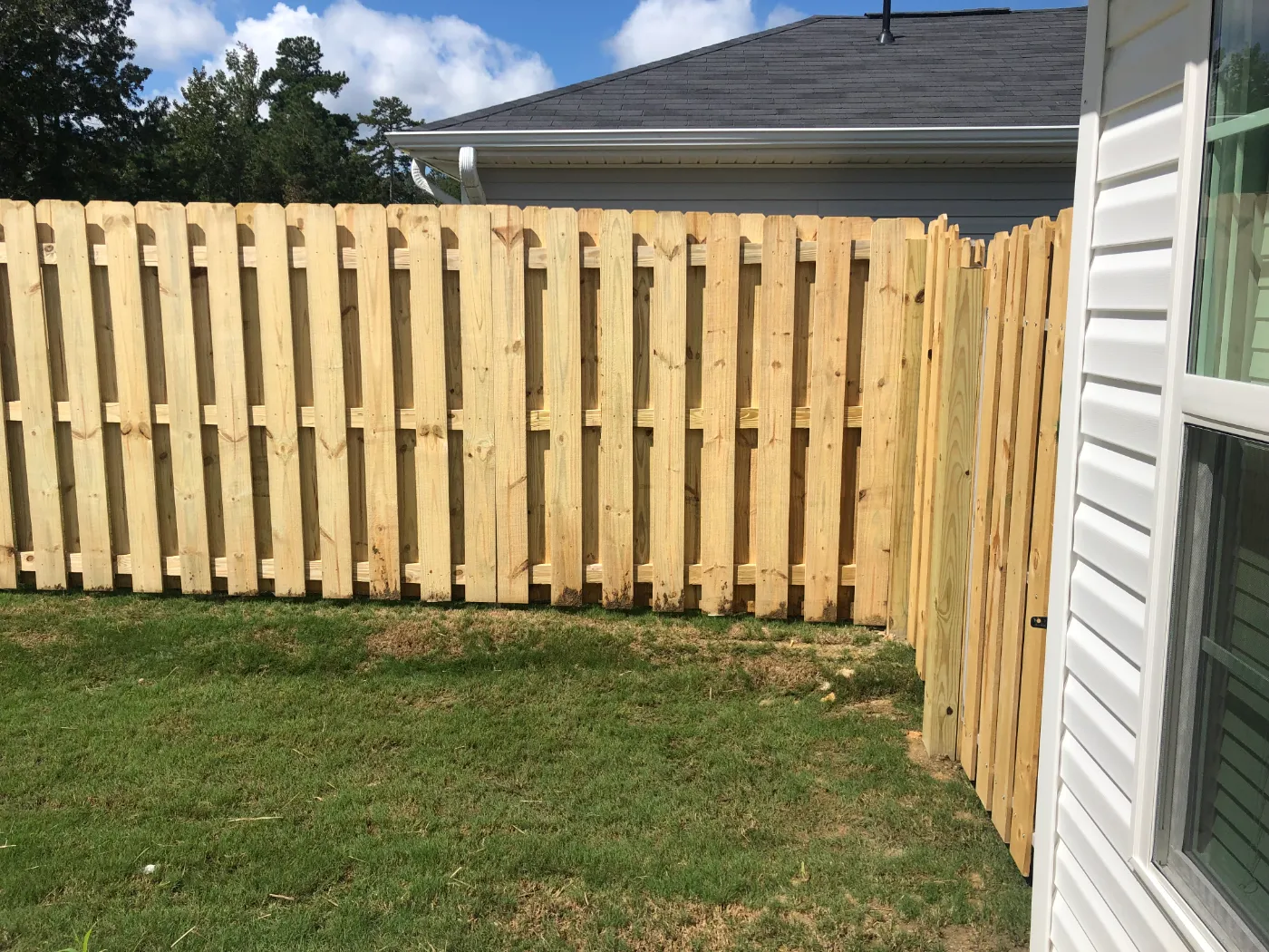 Fencing and yard work by Home Tech Solutions