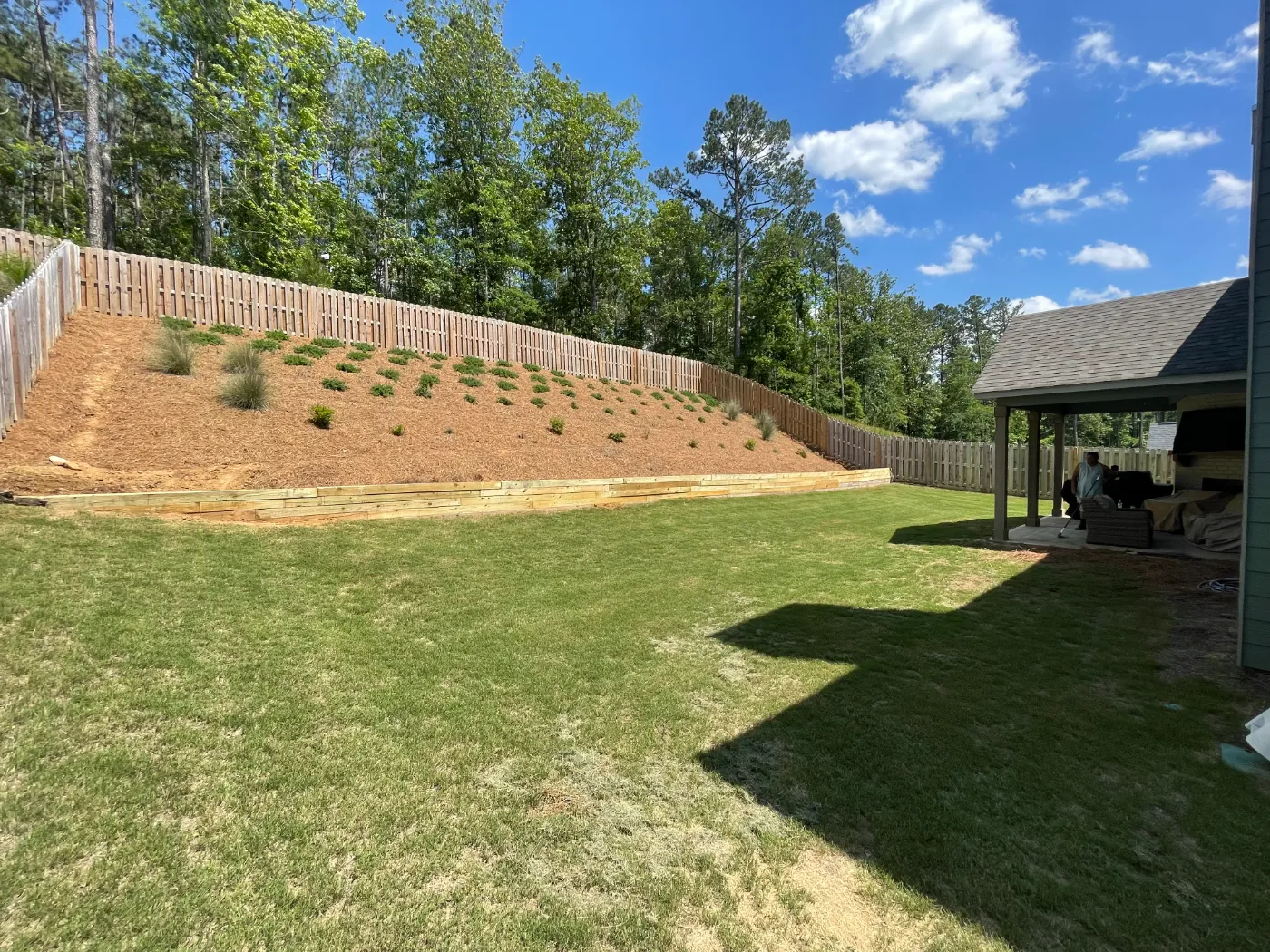 Fencing and yard work by Home Tech Solutions