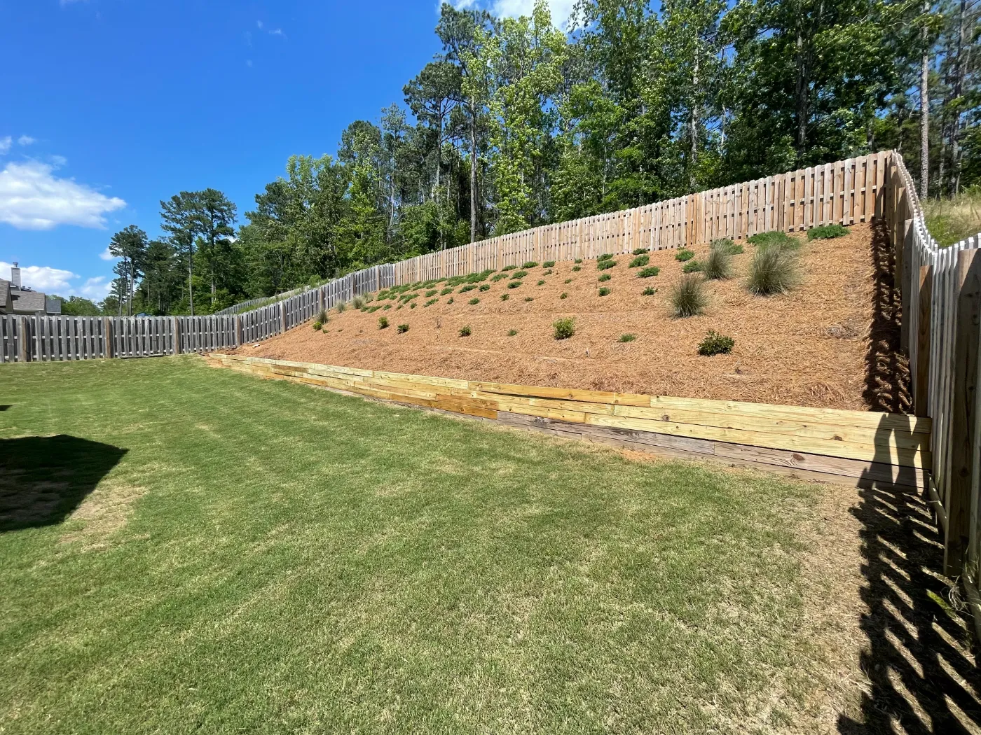 Fencing and yard work by Home Tech Solutions