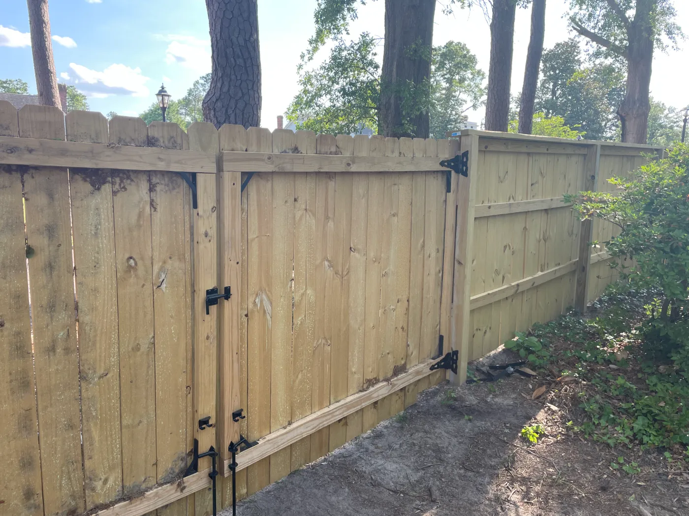 Fencing and yard work by Home Tech Solutions