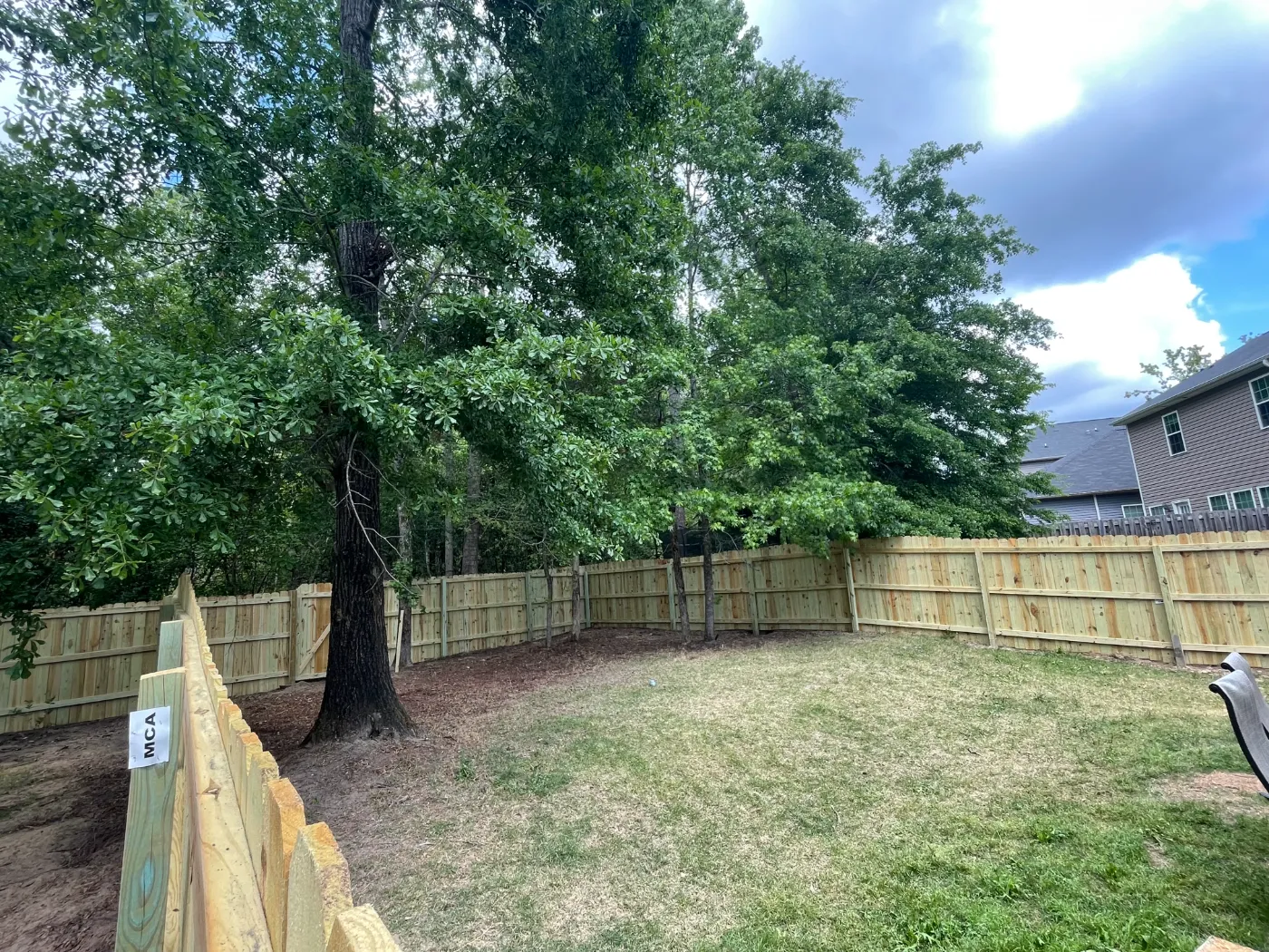 Fencing and yard work by Home Tech Solutions