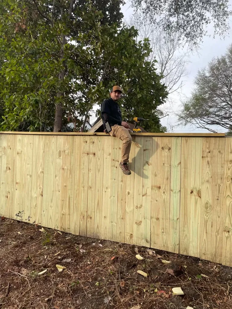 Fencing and yard work by Home Tech Solutions