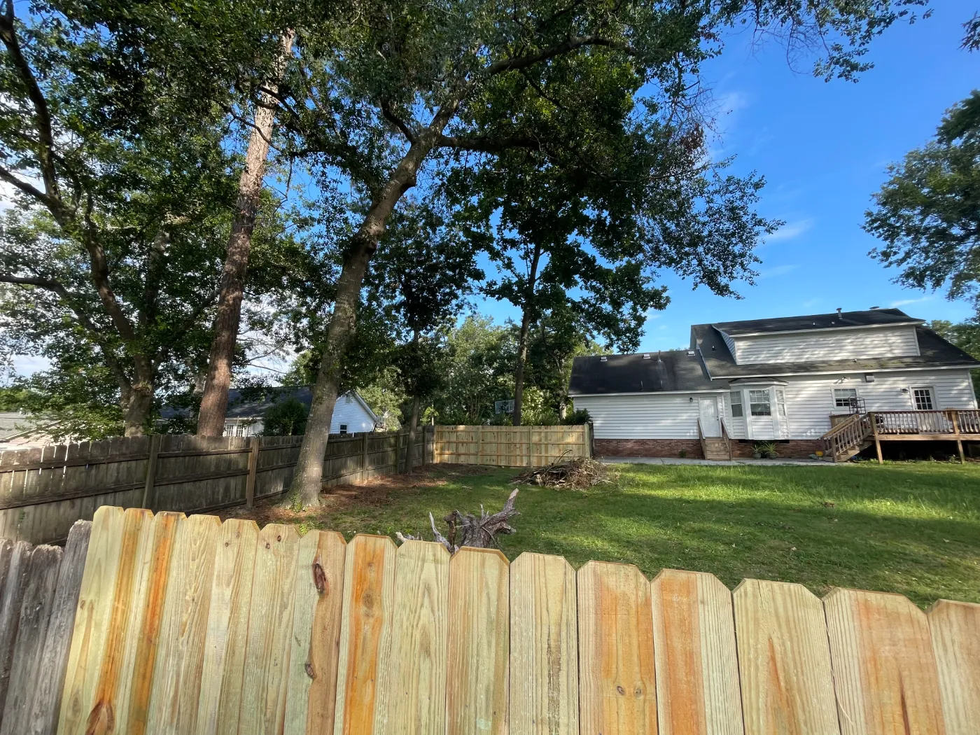 Fencing and yard work by Home Tech Solutions